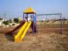 Outdoor Playground Slide & Swing Set